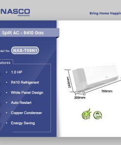 Nasco 12000 BTU Split Air Conditioner (R410) (NAS-T12N1) - view 2