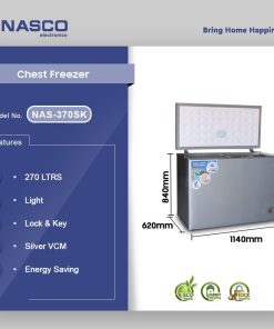 Nasco 270L Chest Freezer (NAS-370-SK) - view 2