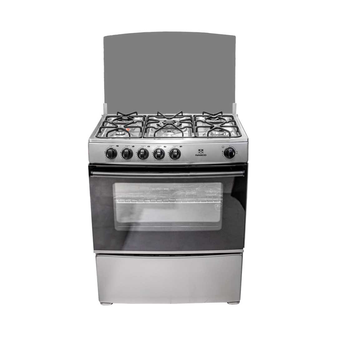 Nasco 5 Burner Gas Cooker (NASGC-AMG80S)