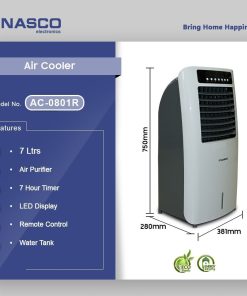 Nasco 7L Air Cooler (AC-0801R) - view 2