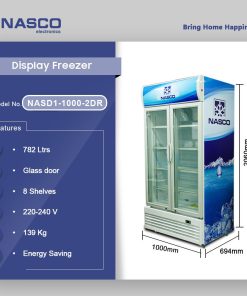 Nasco 782L Display Fridge / Freezer (NASD1-1000-2DR) - view 2
