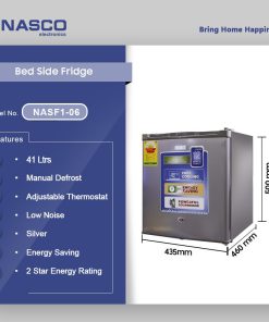 Nasco 41L Bedside Fridge (NASF1-06) - view 2