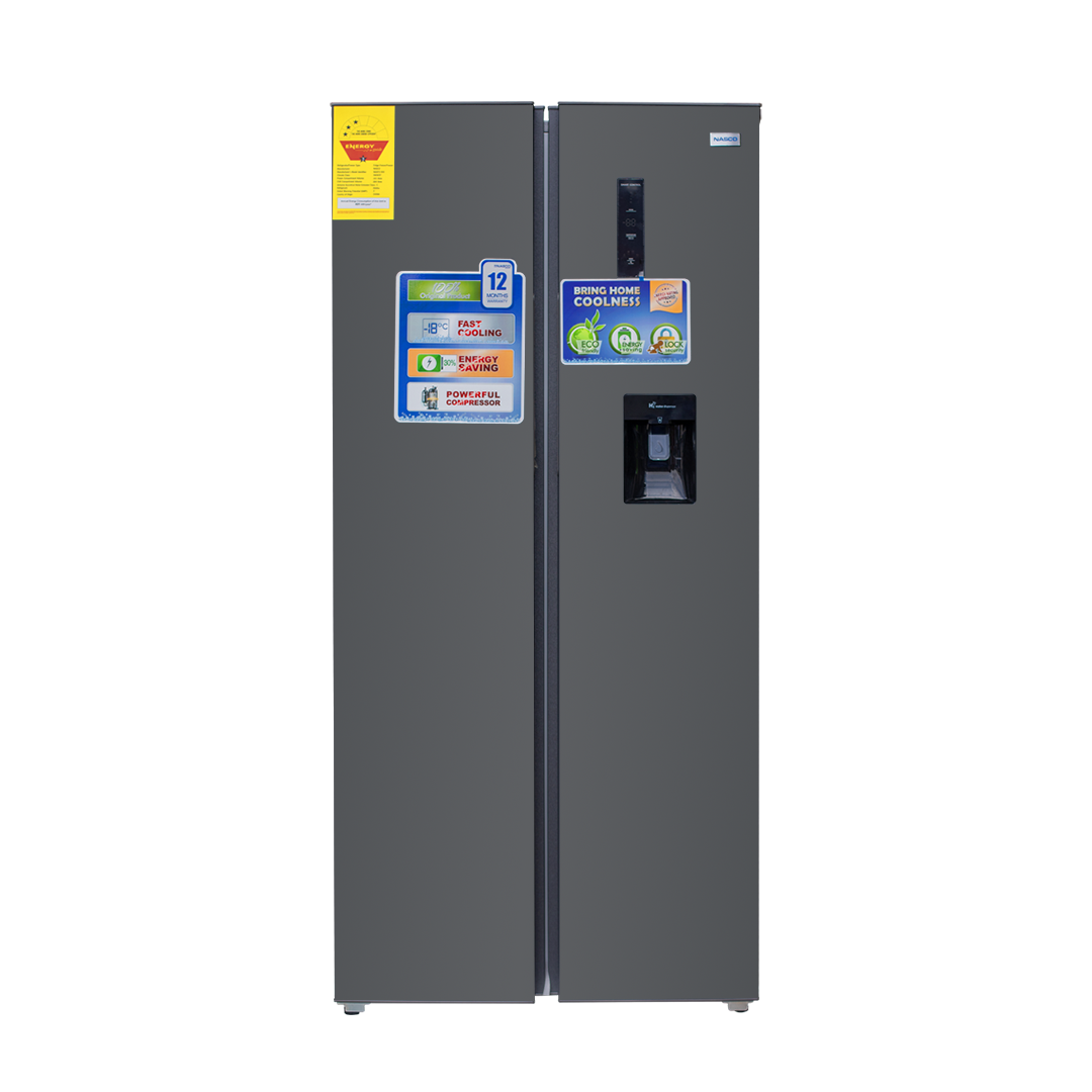 Nasco 425L Side by Side Refrigerator (NASF2-55SK)