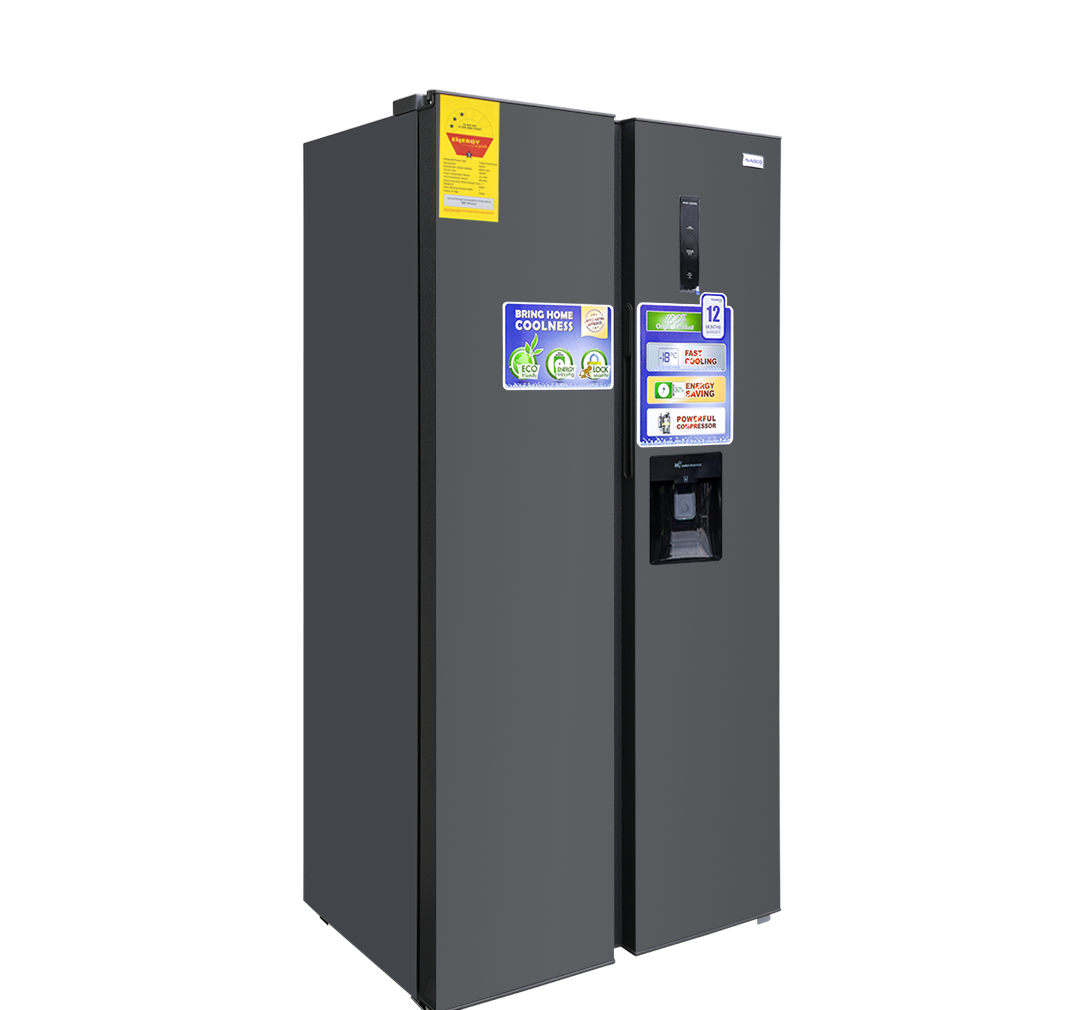 Nasco 425L Side by Side Refrigerator (NASF2-55SK) - view 2