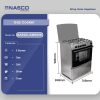 Nasco 5 Burner Gas Cooker (NASGC-AMG80S) - view 2