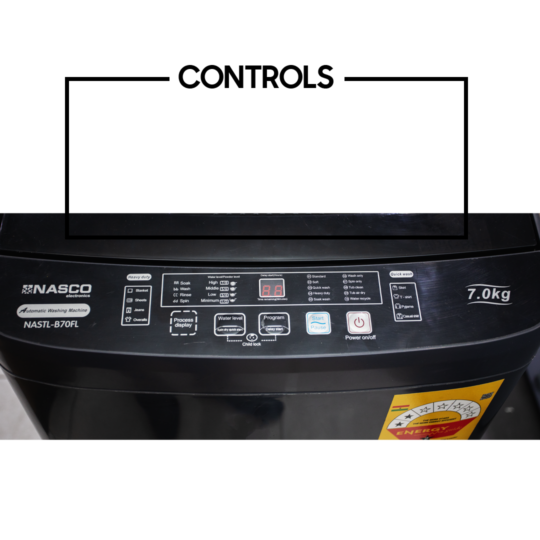 Nasco 7kg Top Load Washing Machine (MAE70-1104TPS/01FM) - view 6