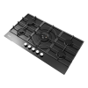 Midea 5 Burner -90cm Built-In Gas Hob - Black (90GQ095) - view 3