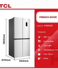 TCL 460L French Door Refrigerator (P460CD) - view 2