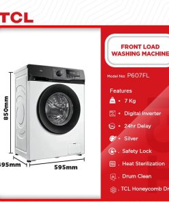 TCL 7kg Washing Machine (P607FL) - view 2