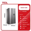 TCL 608L Side by Side Refrigerator (P650SBN) - view 2