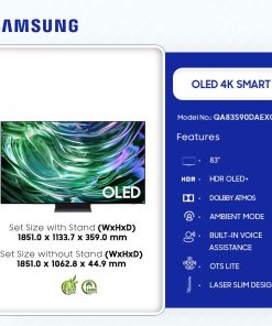 Samsung 83" OLED 4K Smart TV (QA83S90DAEXGH) - view 2
