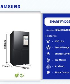 Samsung 632L Family Hub 4-Door Refrigerator (RF65DG9H0EB1EU) - view 2