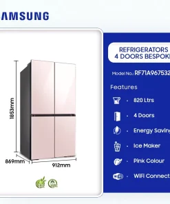 Samsung 820L Refrigerator (RF71A967532/UT) - view 2