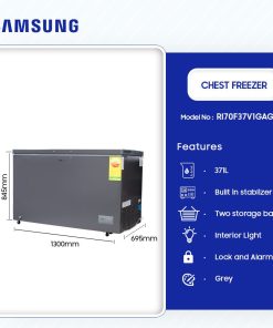 Samsung 371L Chest Freezer - Gray (RI70F37V1GAGH) | Legacy Luxury Store Ghana
