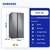 Samsung Side by Side Refrigerator (RS57DG4000B4GH) - view 2