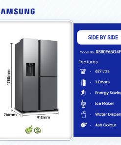 Samsung 627L Refrigerator (RS80F65G4FGH) - view 2