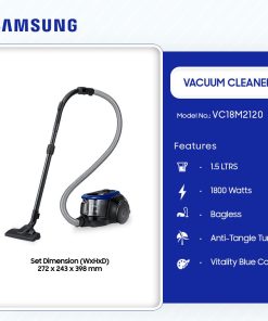 Samsung 1800W Vacuum Cleaner (VC18M2120) - view 2