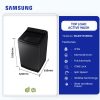 Samsung 19kg Top Load Active Wash Washing Machine (WA80F19S8BNQ) - view 2
