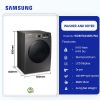 Samsung 8kg Wash / 5kg Dry Washer & Dryer Combo (WD80TA046BX/NQ) - view 2