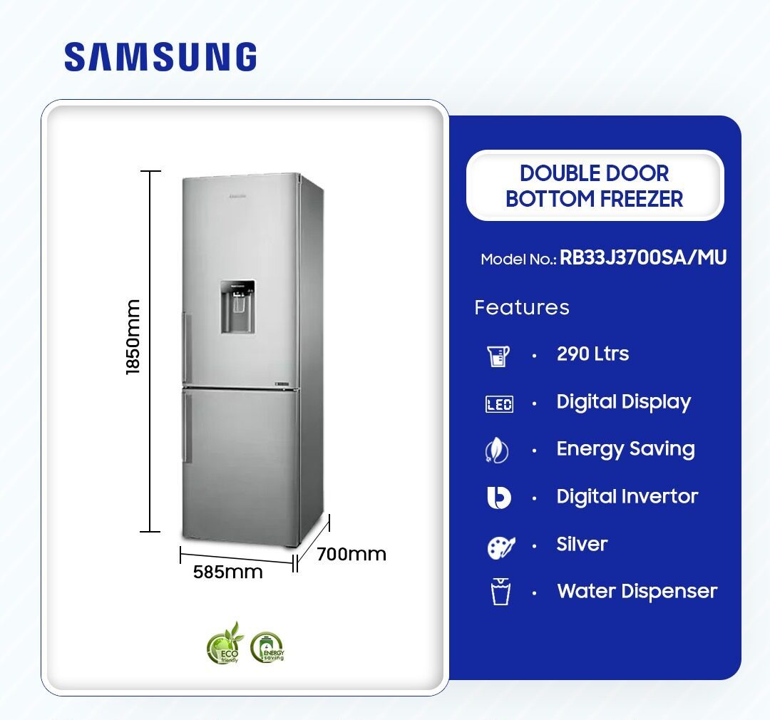 Samsung 290L Refrigerator (RB33J3700SA/MU) - view 2