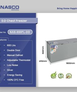 Nasco 600L Chest Freezer (NAS-850FL-DD) - view 2