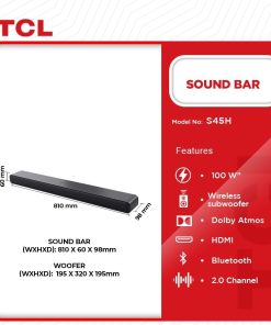 TCL 100W Sound Bar (S45H) - view 2