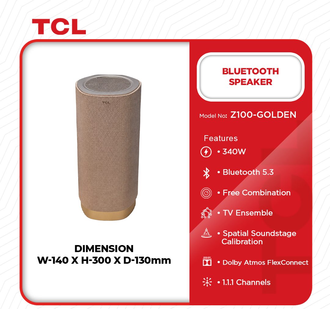TCL 340W Bluetooth Speaker (Z100-GOLDEN) - view 2