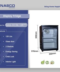 Nasco 120L Display Fridge / Freezer (NAS-CH150-1DRTT) - view 2