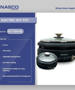 Nasco 3.5L Electric Hot Pot (NAS-SC1200AB) - view 2