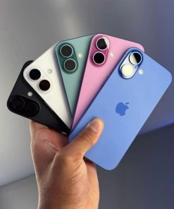 iPhone 16 colours fan held in hand - Legacy Luxury Store Ghana