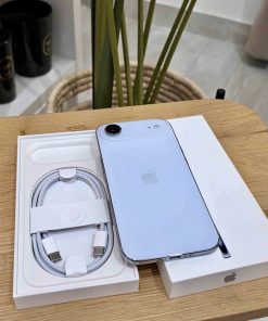 Blue iPhone 17 Air with box and cable - Legacy Luxury Store Ghana