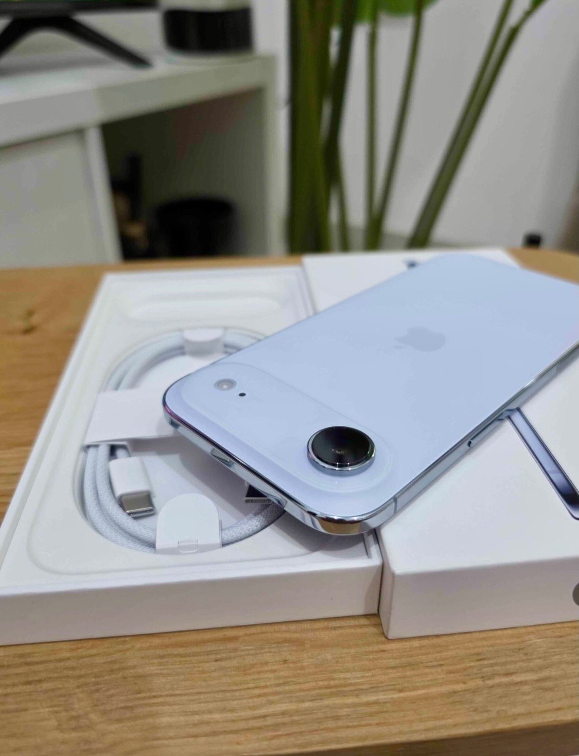 iPhone 17 Air thin side profile in hand - Legacy Luxury Store Ghana