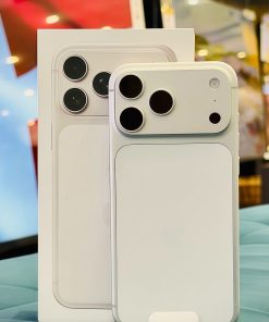 iPhone 17 Pro white with box - Legacy Luxury Store Ghana