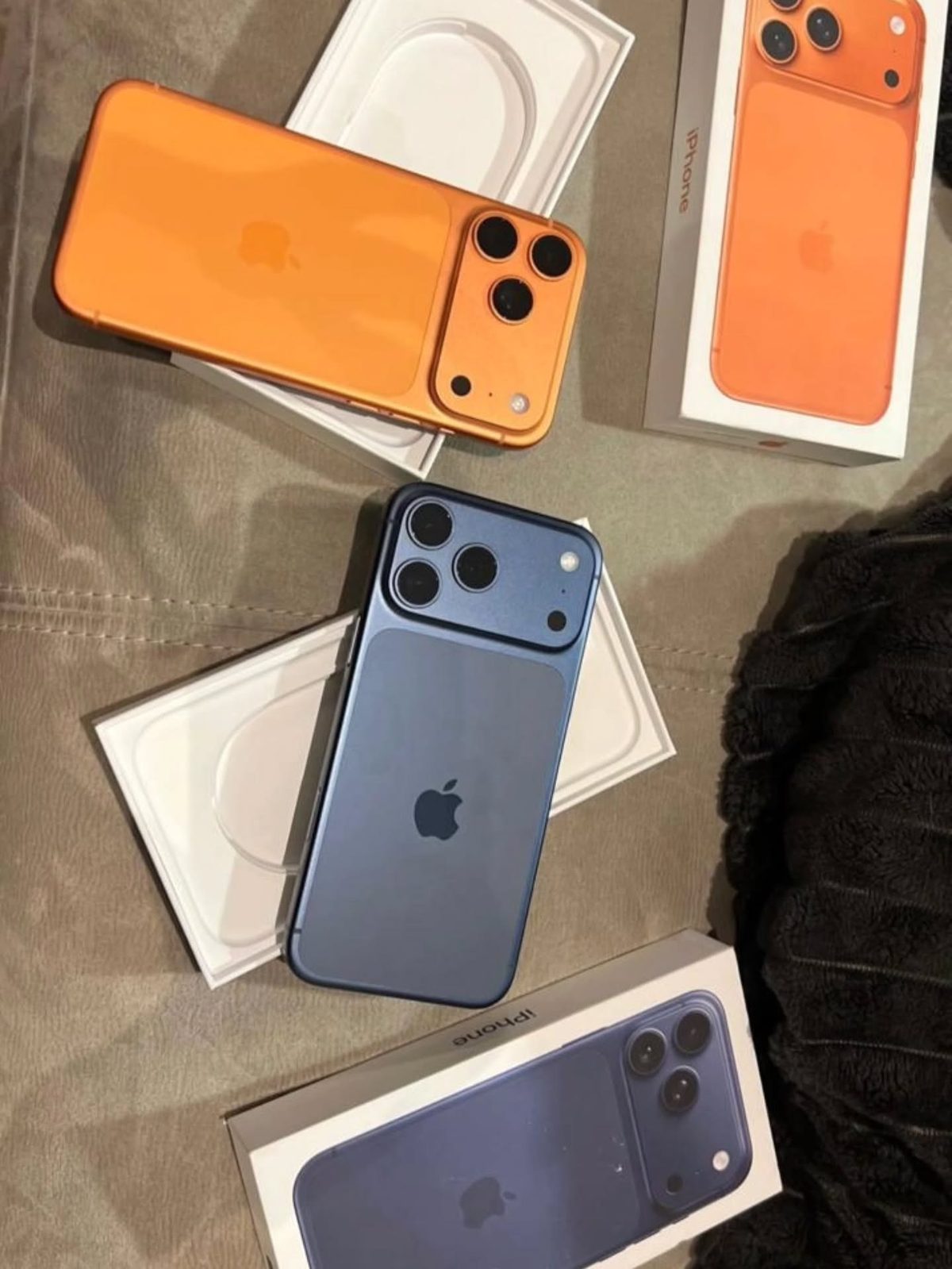 iPhone 17 Pro blue in hand - Legacy Luxury Store Ghana