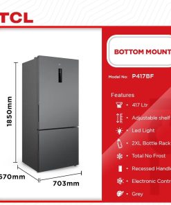 TCL 417L Refrigerator (P417BF) - view 2